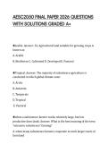 AESC2050 FINAL PAPER 2026 QUESTIONS&NewLine;WITH SOLUTIONS GRADED A&plus;