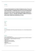 ATI RN fundamentals proctored EXAM A&plus; GRADE ASSURED COMPLETE SOLUTIONS AND VERIFIED ANSWERS