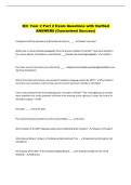 IEC Year 2 Part 2 Exam Questions with Verified &NewLine;ANSWERS &lpar;Guaranteed Success&rpar; 