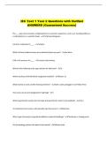 IEC Test 1 Year 2 Questions with Verified &NewLine;ANSWERS &lpar;Guaranteed Success&rpar; 