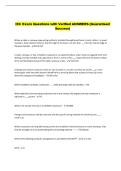 IEC Exam Questions with Verified ANSWERS &lpar;Guaranteed &NewLine;Success&rpar; 