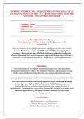 WEBWOC WND580 EXAM - &lpar;60 QUESTIONS&rpar; UP-TO-DATE ACTUAL &NewLine;EXAM QUESTIONS AND 100&percnt; ACCURATE SOLUTIONS &vert; VERIFIED &NewLine;ANSWERS - INSTANT PDF DOWNLOAD