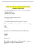 IEC 2A Exam Questions with Verified ANSWERS &NewLine;&lpar;Guaranteed Success&rpar;
