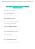IEC 62443 Exam -Questions with Verified ANSWERS &NewLine;&lpar;Guaranteed Success&rpar; 