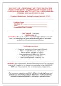 WGU D639 TASK 2&colon; TECHNOLOGY SOLUTIONS FOR TEACHER &NewLine;PRODUCTIVITY EXAM - &lpar;60 QUESTIONS&rpar; UP-TO-DATE ACTUAL &NewLine;EXAM QUESTIONS AND 100&percnt; ACCURATE SOLUTIONS &vert; VERIFIED &NewLine;ANSWERS - INSTANT PDF DOWNLOAD 