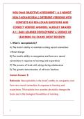 WGU D665 OBJECTIVE ASSESSMENT TEST BANK &ndash; NEWEST 2026 EDITION &vert; MASTER EDUCATIONAL PSYCHOLOGY & NEUROSCIENCE&NewLine;&NewLine;