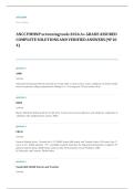ANCC PMHNP certification EXAM A&plus; GRADE ASSURED COMPLETE SOLUTIONS AND VERIFIED ANSWERS