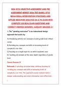 WGU D753 OBJECTIVE ASSESSMENT & PRE-ASSESSMENT TEST BANK &ndash; NEWEST 2026 EDITION &vert; PASS BEHAVIORAL & SPECIAL EDUCATION WITH CONFIDENCE&NewLine;&NewLine;