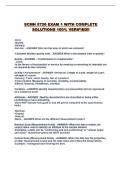 SCMN 5720 EXAM 1 WITH COMPLETE SOLUTIONS 100&percnt; VERIFIED&excl;&excl;