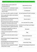California Boating Exam Test Questions with Answers Graded A&plus;