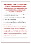 CQIB EXAM NEWEST 2026 ACTUAL TEST BANK &ndash; CERTIFIED QUALIFICATION IN INTERNATIONAL BANKING &vert; PASS YOUR CERTIFICATION WITH CONFIDENCE&NewLine;&NewLine;