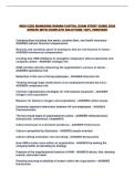 WGU C202 MANAGING HUMAN CAPITAL EXAM STUDY GUIDE 2026 UPDATE WITH COMPLETE SOLUTIONS 100&percnt; VERIFIED&excl;&excl;