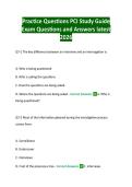 Practice Questions PCI Study Guide &NewLine;Exam Questions and Answers latest &NewLine;2026