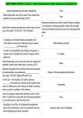 GEB 3006 &lpar;UCF&rpar;&colon; Exam 1 Test Questions with Answers Graded A&plus;
