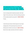 ATI Fundamentals Practice A&comma; B&comma; & Final&comma; ATI &NewLine;Fundamentals Review Latest update 2026&sol;2027 &NewLine;Most Questions tested 2026 to 2027  GRADED A&plus;