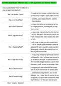 UCF MAR 3023 Exam 4 Review &lpar;Ch&period; 14-17&rpar; Questions and Answer Rated A