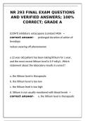 NR 293 Final Exam Questions & Verified Answers &ndash; 100&percnt; Correct&NewLine;&NewLine;