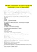 SAFe APM 2026 Exam with all Correct & 100&percnt; Verified Answers &vert;Latest Version &vert;Already Graded A&plus;