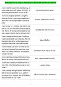 RN Nursing Care of Children Online Practice A with NGN with Answers Rated A