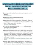 AFAA PRACTICE TEST CERTIFICATION&NewLine;SCRIPT 2026 QUESTIONS WITH&NewLine;SOLUTIONS GRADED A&plus;