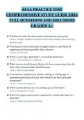 AFAA PRACTICE TEST&NewLine;COMPREHENSIVE STUDY GUIDE 2026&NewLine;FULL QUESTIONS AND SOLUTIONS&NewLine;GRADED A&plus;