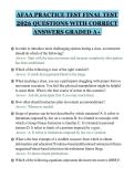 AFAA PRACTICE TEST FINAL TEST&NewLine;2026 QUESTIONS WITH CORRECT&NewLine;ANSWERS GRADED A&plus;