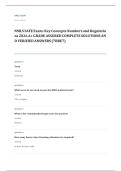 NMLS safe act EXAM A&plus; GRADE ASSURED COMPLETE SOLUTIONS AND VERIFIED ANSWERS