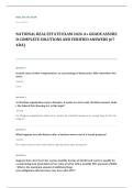 real estate practice EXAM A&plus; GRADE ASSURED COMPLETE SOLUTIONS AND VERIFIED ANSWERS
