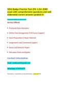 SIDA Badge Practice Test JFK -LGA -EWR exam with comprehensive questions and well elaborated correct answers graded A&plus;&period;