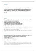 HESI PN comprehensive EXAM A&plus; GRADE ASSURED COMPLETE SOLUTIONS AND VERIFIED ANSWERS