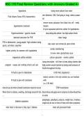 NSG 170 Final Review Questions with Answers Graded A&plus;