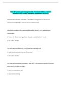 QAL "B" Landscape Management & Pest Control Chpt 7 Exam- &NewLine;Questions with Verified ANSWERS &lpar;Guaranteed Success&rpar; 