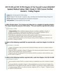 ICD-10-CM and ICD-10-PCS Chapter 23 Test Yourself &lpar;Latest 2026&sol;2027 Update&rpar; &vert; Complete Q&A with Verified Answers and Detailed Rationales &vert; Medical Coding Certification Exam Prep &lpar;AHIMA&comma; AAPC&rpar;