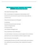 QAL Category D Exam- Questions with Verified &NewLine;ANSWERS &lpar;Guaranteed Success&rpar;