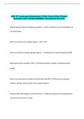 QAL "B" Landscape Management & Pest Control Chpt 4 Exam- &NewLine;Questions with Verified ANSWERS &lpar;Guaranteed Success&rpar; 