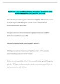 Pesticide Laws and Regulations Overview - Questions with &NewLine;Verified ANSWERS &lpar;Guaranteed Success&rpar; 