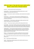 APM Unit 1 Mod 1-9 Test with all Correct & 100&percnt; Verified Answers &vert;Latest Version &vert;Already Graded A&plus;