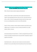 TDA Pesticide Laws and Regulations Exam- Questions with &NewLine;Verified ANSWERS &lpar;Guaranteed Success&rpar; 