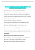 QAL Laws and Regulations Chapter 4 Exam- Questions with &NewLine;Verified ANSWERS &lpar;Guaranteed Success&rpar;
