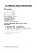 How did the Political Environment Change&comma; 1917-1933 Notes&quest; - History A Level Paper 1&comma; The USA 
