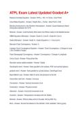 ATPL Exam Latest Updated Graded 