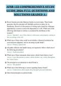 AFSB 153 COMPREHENSIVE STUDY&NewLine;GUIDE 2026 FULL QUESTIONS AND&NewLine;SOLUTIONS GRADED A&plus;