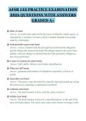 AFSB 153 PRACTICE EXAMINATION&NewLine;2026 QUESTIONS WITH ANSWERS&NewLine;GRADED A&plus;