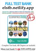 Economics Today&comma; 18e &lpar;Miller&rpar; 