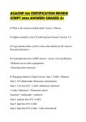 AGACNP 106 CERTIFICATION REVIEW&NewLine;SCRIPT 2026 ANSWERS GRADED A&plus;