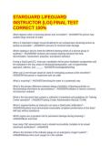 STARGUARD LIFEGUARD INSTRUCTOR &lpar;LGI&rpar; FINAL TEST CORRECT 100&percnt;