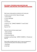 N212 EXAM 1 PROGRESS EXAM QUESTIONS AND &NewLine;ANSWERS &vert; 2026 UPDATED &vert; WITH COMPLETE SOLUTIONS&period; 