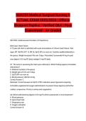 NUR209 Medical Surgical Nursing II ACTUAL EXAM 2025&sol;2026 &vert; Official Blueprint Replica &vert; Verified Q&A &vert; Pass Guaranteed - A&plus; Graded&NewLine;&NewLine;