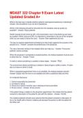 MDAST 322 Chapter 9 Exam Latest Updated Graded A&plus;