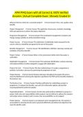 APM PMQ Exam with all Correct & 100&percnt; Verified Answers &vert;Actual Complete Exam &vert;Already Graded A&plus;